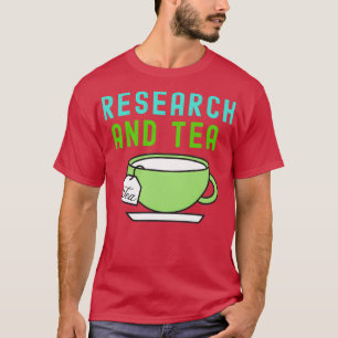 CAMISETA INVESTIGACIÓN TEXTUAL Y TÉ 1 DE FUNNY PHD RETRO