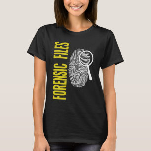Camiseta Investigaciones forenses de mujeres y hombres