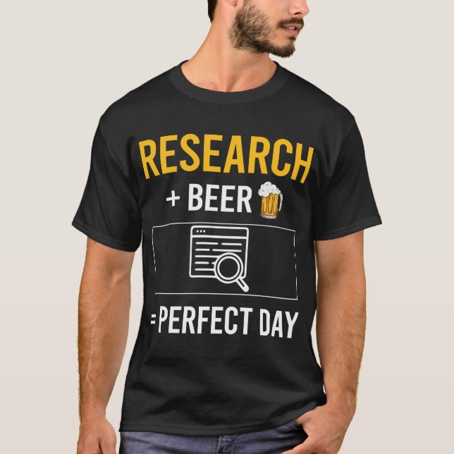 Camiseta Investigador de Beer Day Research (Anverso)