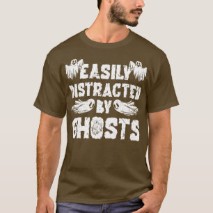 Camiseta Investigador de búsqueda de fantasma de grabador E