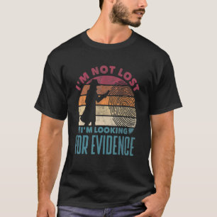 Camiseta Investigador de delitos de detective privado que n