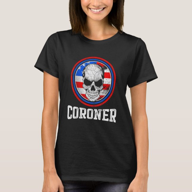 Camiseta Investigador de Educación del forense médico foren (Anverso)