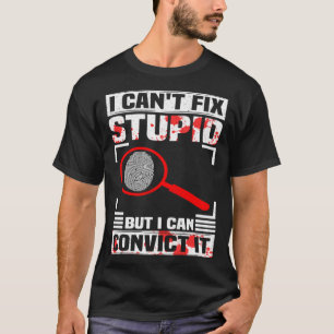 Camiseta Investigador de escena del crimen: ciencia forense