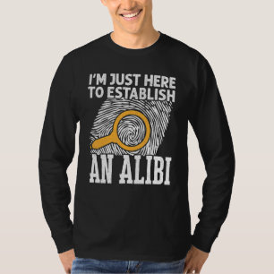 Camiseta Investigador de escena del crimen de ojo privado d