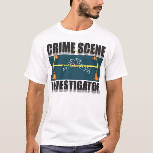 CAMISETA INVESTIGADOR DE LA ESCENA DEL CRIMEN