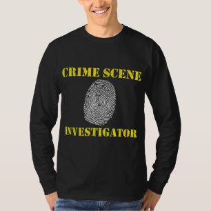 Camiseta Investigador de la escena del crimen, detective de