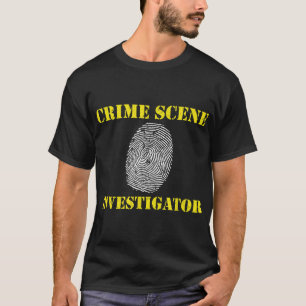 Camiseta Investigador de la escena del crimen, detective de