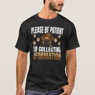 Camiseta Investigador de la policía de Pug Detective del Cr