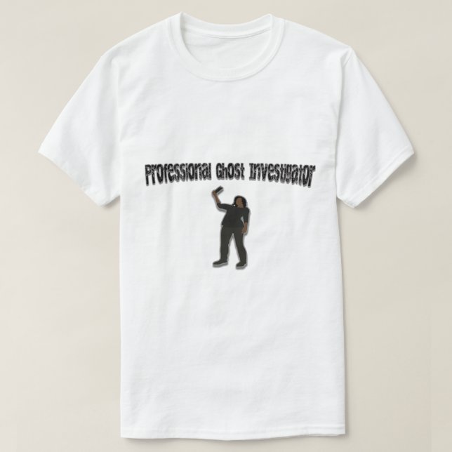 Camiseta Investigador Fasmofobia Profesional Fantasma (Diseño del anverso)