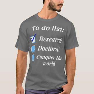 Camiseta Investigador investigador doctorado doctorado temá