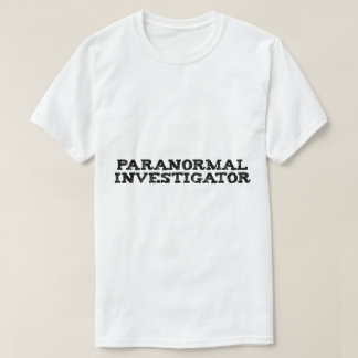Camiseta Investigador Paranormal Cazador de Fantasmas