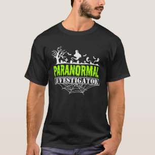 Camiseta Investigador Paranormal Cazador de Fantasmas Cazaf