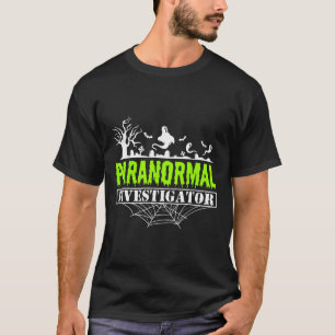 Camiseta Investigador paranormal cazador fantasma