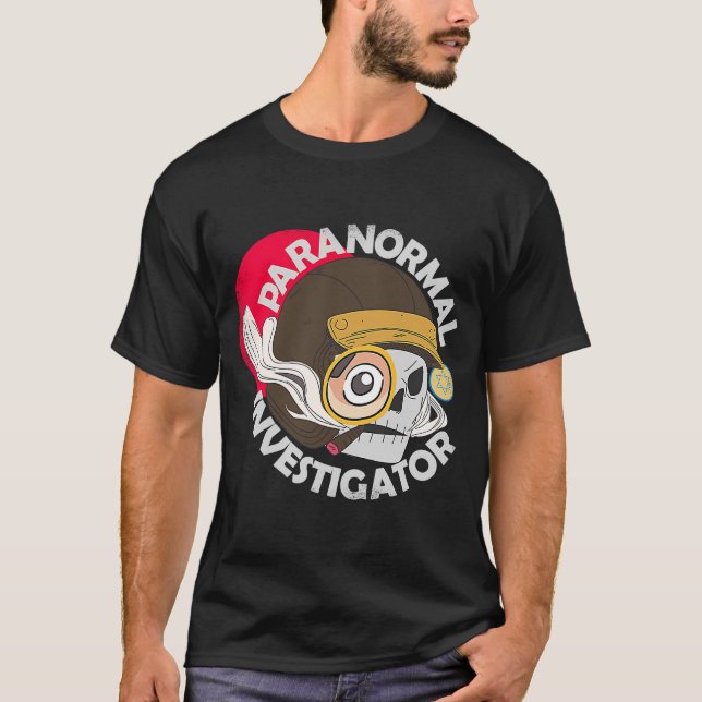 Camiseta Investigador paranormal Fantasma Caza Fantasma Inv (Anverso)