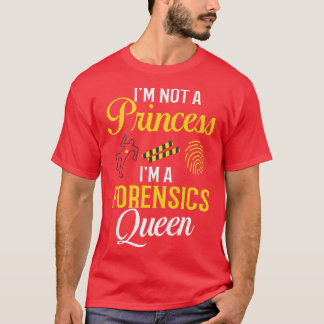 Camiseta Investigadora de escena de crímenes de ciencias fo