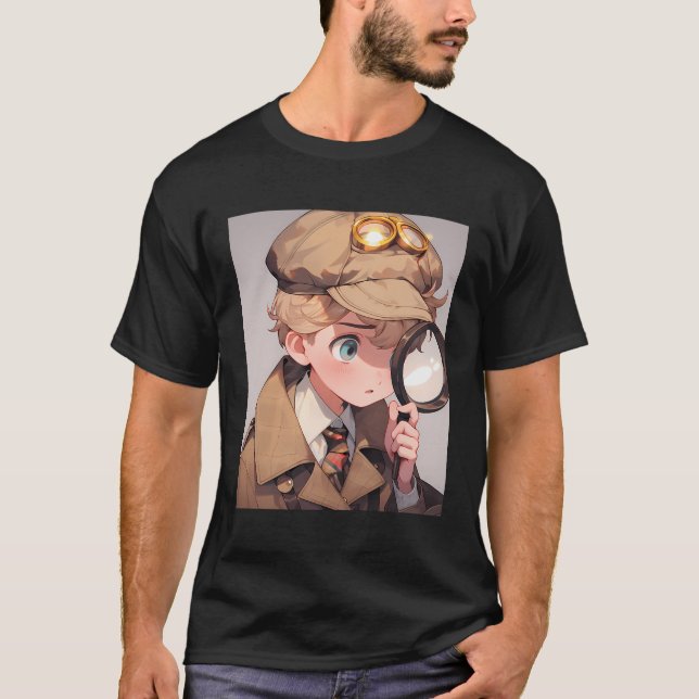 Camiseta Investigadora privada y detective de Anime Sleuth  (Anverso)