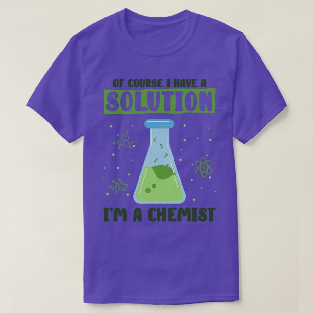 Camiseta Investigadores de profesores de química de element (Diseño del anverso)