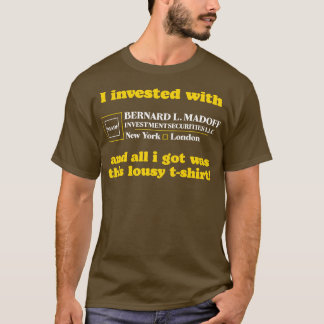 Camiseta Investigué Con Madoff