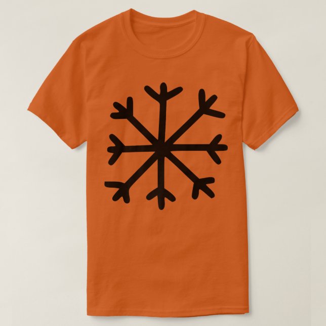 Camiseta Invierno de Snowflake (Diseño del anverso)