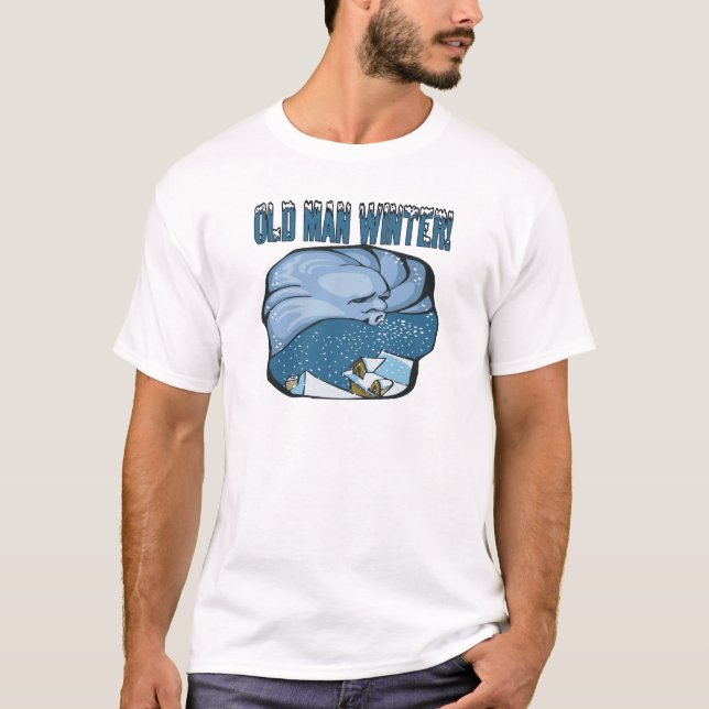 Camiseta Invierno del viejo hombre (Anverso)