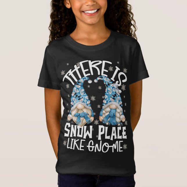 Camiseta Invierno divertido dice nomo de copo de nieve (Anverso)