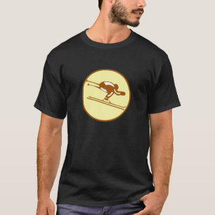 CAMISETA INVIERNO EN DECLIVE DEL ESQUÍ