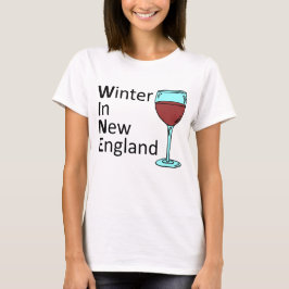 Camiseta Invierno En El VINO De Nueva Inglaterra