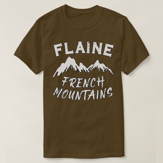 Camiseta Invierno En Flaine Francesa (Diseño del anverso)