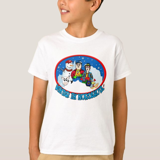 Camiseta Invierno en Nordakota (Anverso)