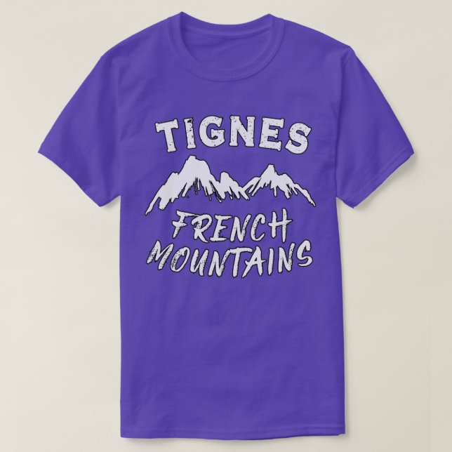 Camiseta Invierno En Tignes Franceses (Diseño del anverso)