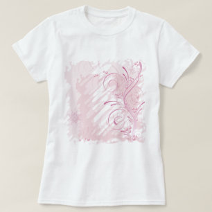 Camiseta invierno gris rosa