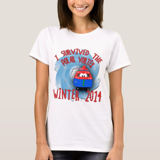 Camiseta Invierno POLAR del VÓRTICE 2014 (Anverso)