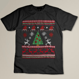Camiseta invierno tejer Funny Holiday