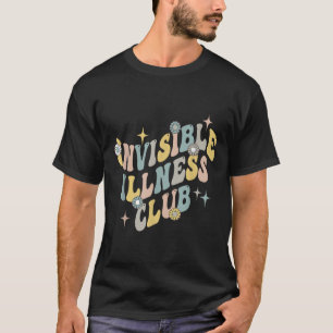 Camiseta Invisible Illness Club Shirt Crronness Aware