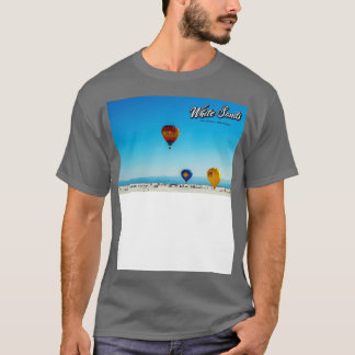 Camiseta Invitación a globo aerostático de arena blanca 4