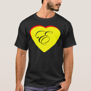 Camiseta Invitación a la boda E roja amarilla en el MUSEO Z