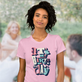 Camiseta Invitación a la fiesta de cumpleaños