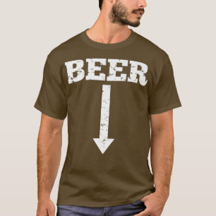 Camiseta Invitación De Bebé Embarazada De Cerveza, Papá.