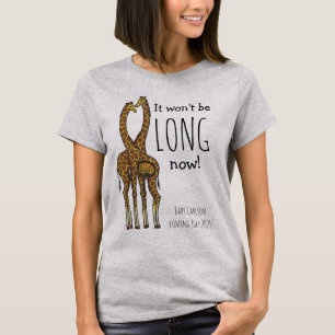 Camiseta invitación de bebé Giraffe T-Shirt embarazada