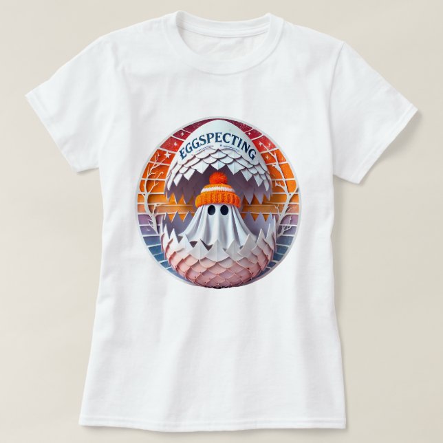 Camiseta Invitación de bebé para la prospección - Tema de H (Diseño del anverso)