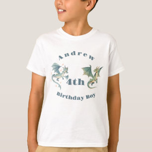 Camiseta Invitación de cumpleaños de Dragon Boys 3º 4º 5º