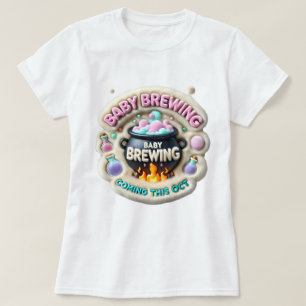 Camiseta Invitación de elaboración de bebés de Halloween