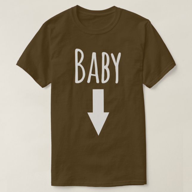 Camiseta Invitación de embarazo (Diseño del anverso)