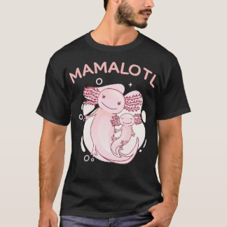Camiseta invitación de embarazo axolotl divertida mamalotl 