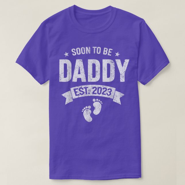 Camiseta Invitación De Embarazo De 2023 De Ser Papi Pronto (Diseño del anverso)