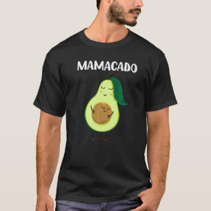 Camiseta Invitación de embarazo de aguacate Mamá Mamacado