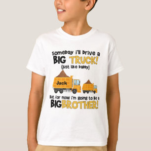 Camiseta invitación de embarazo de construcción de Gran H