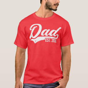 Camiseta Invitación de embarazo de Dad est 2024