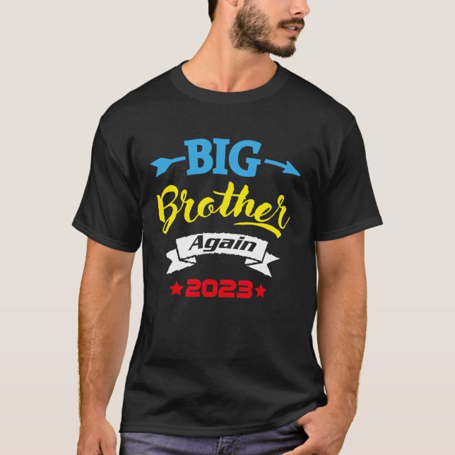 Camiseta Invitación de embarazo de Gran Hermano de nuevo 20 (Anverso)