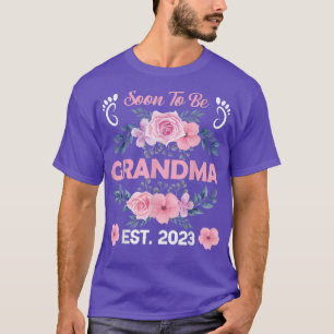 Camiseta Invitación De Embarazo De La Abuela Est 2023
